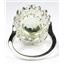 SR310, Green Amethyst, 925 Sterling Silver Ring