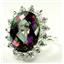 SR310, Mystic Fire Topaz Sterling Silver Ring