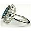 SR310, Quantum Cut London Blue Topaz Sterling Silver Ring