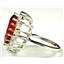 SR310, Padparadsha CZ, 925 Sterling Silver Ring