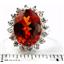 SR310, Padparadsha CZ, 925 Sterling Silver Ring