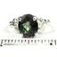 Mystic Fire Topaz 925 Sterling Silver Angel Ring, SR154