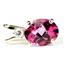 P021, Pure PInk Topaz 14K Gold Pendants