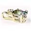 P021, Mystic Fire Topaz 14K Gold Pendants