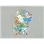 14k Gold Post Earrings, Mercury Mist Topaz, E002