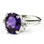 925 Sterling Silver Ladies Ring, Amethyst, SR136
