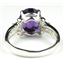 925 Sterling Silver Ladies Ring, Amethyst, SR136