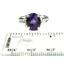925 Sterling Silver Ladies Ring, Amethyst, SR136