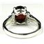 925 Sterling Silver Ladies Ring, Mozambique Garnet, SR136
