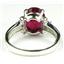 925 Sterling Silver Ladies Ring, Created Ruby, SR136