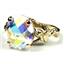10K, 14K or 18K Gold Angel Ring, Mercury Mist Topaz, R154