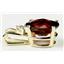P020, Mozambique Garnet, 14k Gold Pendant
