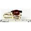 P020, Mozambique Garnet, 14k Gold Pendant