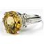 925 Sterling Silver Ladies Ring, Citrine, SR136