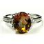 925 Sterling Silver Ladies Ring, Twilight Fire Topaz, SR136