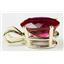 P006, Created Ruby, 14k Gold Pendant
