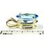 P006, Swiss Blue Topaz, 14K Gold Pendant