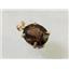 P040, Smoky Quartz 14K Gold Pendant