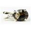 P021, Smoky Quartz, 14k Gold Pendants