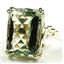 10K, 14K or 18K Gold Ladies Ring, Green Amethyst, R039