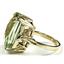 10K, 14K or 18K Gold Ladies Ring, Green Amethyst, R039
