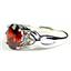 SR243, Garnet CZ, 925 Sterling Silver Ring