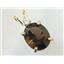 P022, Smoky Quartz 14K Gold Pendant w/accent
