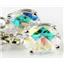 925 Sterling Silver Leverback Earrings, Mercury Mist Topaz, SE007