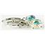 925 Sterling Silver Leverback Earrings, Mercury Mist Topaz, SE007