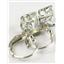 925 Sterling Silver Leverback Earrings, Mercury Mist Topaz, SE007
