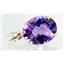 925 Sterling Silver Pendant, Amethyst, SP002