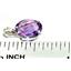 925 Sterling Silver Pendant, Amethyst, SP002