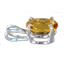 925 Sterling Silver Pendant, Citrine SP002