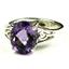 SR139, Amethyst, 925 Sterling Silver Ring