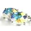 925 Sterling Silver Threader Earrings, Mercury Mist Topaz, SE003