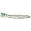 925 Sterling Silver Threader Earrings, Mercury Mist Topaz, SE003