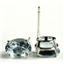 925 Sterling Silver Post Earrings, Aquamarine, SE002