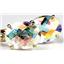 14k Gold Leverback Earrings, Mercury Mist Topaz, E407