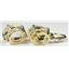 14k Gold Leverback Earrings, Mercury Mist Topaz, E407
