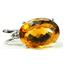 925 Sterling Silver Pendant, Citrine, SP085