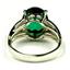SR139, Russian Nanocrystal Emerald, 925 Sterling Silver Ring