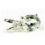 P020, Green Amethyst, 14k Gold Pendant