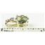 P020, Green Amethyst, 14k Gold Pendant