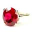 10K, 14K or 18K Gold Ladies Ring, Created Ruby, R055