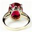 10K, 14K or 18K Gold Ladies Ring, Created Ruby, R055