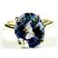 10K, 14K or 18K Gold Ladies Ring, Neptune Garden Topaz, R055
