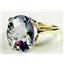 10K, 14K or 18K Gold Ladies Ring, Neptune Garden Topaz, R055