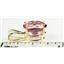 P002, Pure Pink Topaz, 14k Gold Pendant