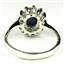 925 Sterling Silver Ladies Ring, Natural Blue Star Sapphire, SR235