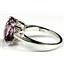 Sterling Silver Ladies Ring, Pure Pink Topaz, SR055